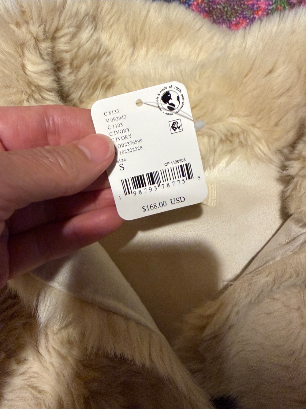 Free People Alice Throw On Faux Fur Jacket - Picture 11 of 11